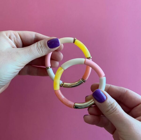 Kit bracelet à faire soi-même - Jonc moyen "ICE CREAM"
