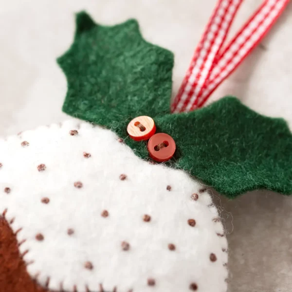 Mini-kit pudding en feutrine de Noël – Image 2