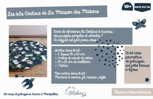 Kit créatif disponible sur heymolly.fr